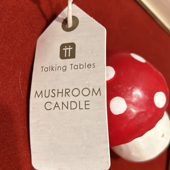 Talking Tables Mushroom Candle Set of 2 Small - Picture 5 of 5